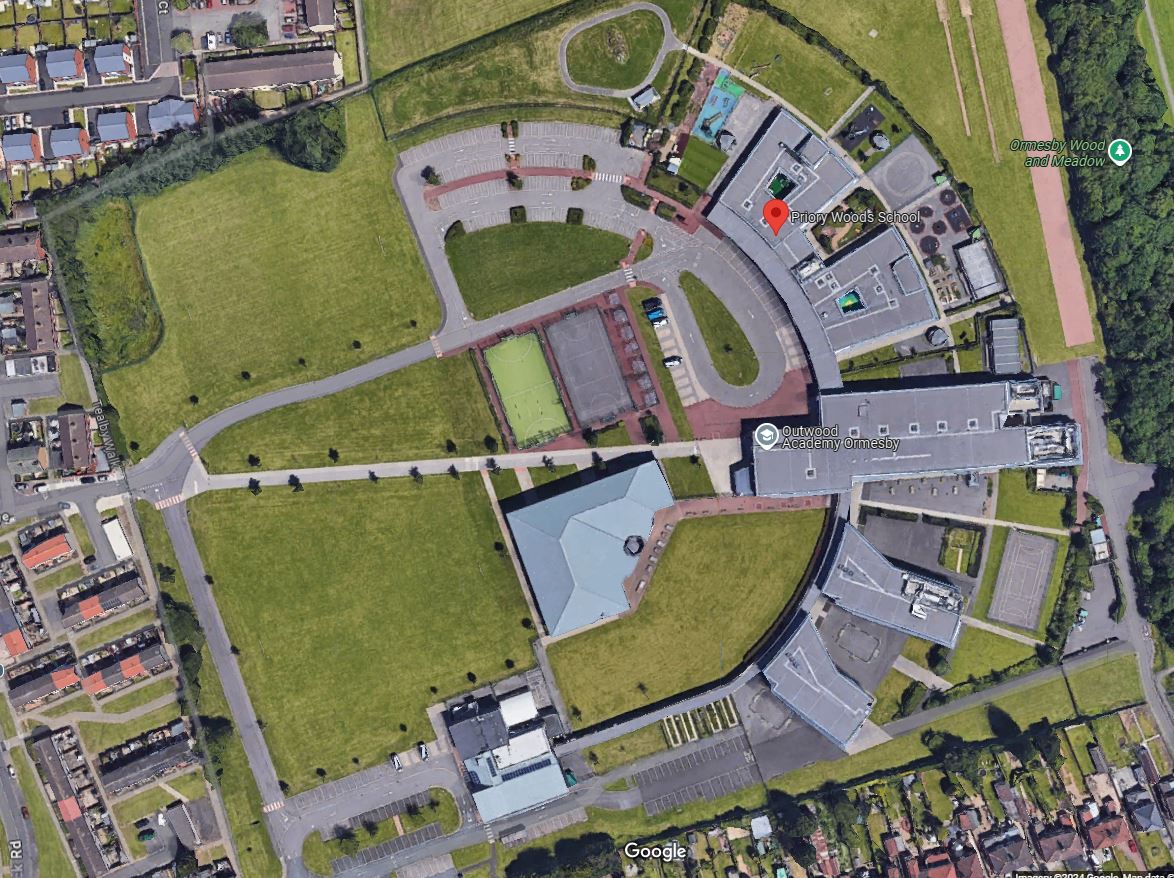 3D view of Priory Woods School